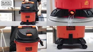 BLACK & DECKER BDWD15-XD 1400W 15 Litre Multifunction Vacuum Cleaner With Standard Accessories