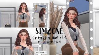 Sim zone | create a sim, สร้างซิมส์สาย MM ?! (speed)