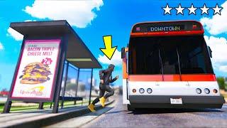 Can You Escape Cops in a Public Transportation Bus in GTA 5?!