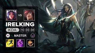 Irelia vs Sett Top - KR Master - Patch 14.10 Season 14