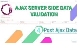 Ajax validation on Laravel Part  4 #Post Ajax data