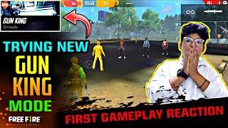 FREEFIRE || NEW MODE ' GUN KING ' || FUTURE UPDATE 2020 , PLAYING FIRST TIME || LIVE REACTION