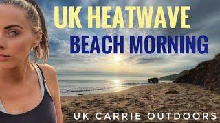 BEACH MORNING VLOG | CAYTON BAY | WILD CAMPING UK LOCATION?
