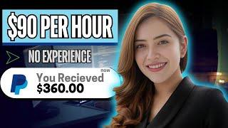 5 No Interview $90/hour Online Work From Home Jobs - Remote Jobs