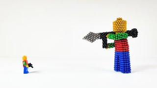 Lego VS Magnetic balls 레고vs네오큐브