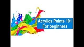 Mixed Media for Beginners: Acrylic Paints 101