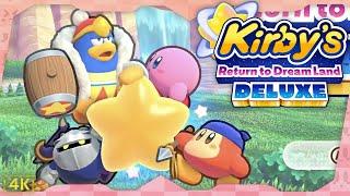 Kirby's Return to Dream Land Deluxe ⁴ᴷ Full Playthrough (All Energy Spheres) 4-Player