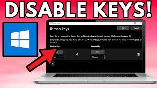 Disable Certain Keys on Keyboard in Windows 10 &11