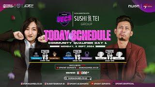  [LIVE] UECS MLBB X SUSHI TEI GROUP - COMMUNITY QUALIFIER DAY 1