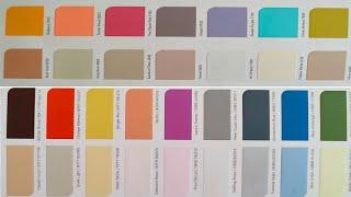 latest Asian paint colour chart | Asian paint Royale colour combination chart 2021