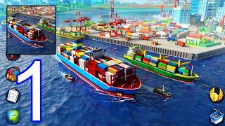 Port City: Ship Tycoon - Gameplay Walkthrough Part 1 (iOS, Android)
