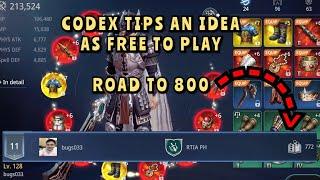 Mir4 - Codex idea as free to play road to 800