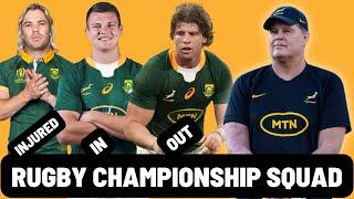 BOK SQUAD ANNOUNCED | RUGBY CHAMPIONSHIP 2024