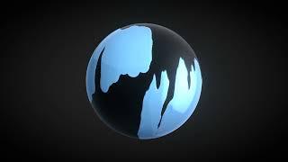 Texture Dripping Transition - Blender Geometry Simulation 3.6; Noding-Product