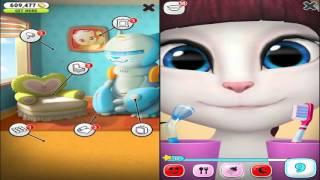 Talking Tom and Talking Angela Android Gameplay  Part 5 2016