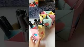 How to Make Paper Stand Easy #part2  #shorts #viral #craft #penholder #easy