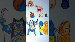 Aigiri Nandani Mahakali  Kaali Maa Krishna Lord Ganesh wrong head challenge #shorts #ashortaday