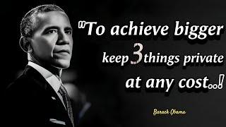 President Barack Obama Life lessons Men Learn Too Late In Life