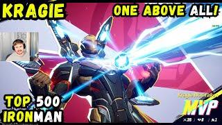 ONE ABOVE ALL MVP! KRAGIE INSANE IRON MAN GAMEPLAY - MARVEL RIVALS TOP 500