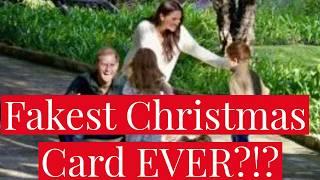 Stupidest Christmas Card EVER?! Prince Harry & Meghan Markle's Fake & Contrived Christmas Card