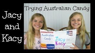 Trying Australian Candy ~ Jacy and Kacy