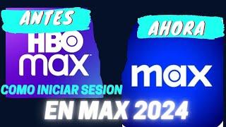 Hbo Max ahora es MAX - Como iniciar sesión de MAX en SMAR TV Fácil