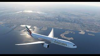 (4K) Ultra Settings/ Dubai -  Stockholm/ Emirates Boeing 777-300ER/ Microsoft Flight Simulator