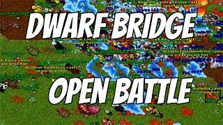 Tibia - Helera War - Retro Hardcore Pvp - Dwarf Bridge Open Battle