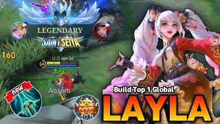 Layla new build | Layla best build 2024 | Build Top 1 Global Layla