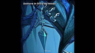 Dottore in Manga vs Trailer official - Dottore edit - genshin impact