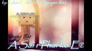 KARAOKE | Anh Sai Rồi Phải Không Em | Young Bee ft Kendilee Nguyễn Bắc