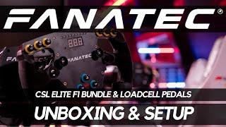 Fanatec CSL Elite F1 PS4/PC Wheel Unboxing, Review & Setup! (CSL Elite Loadcell Pedals)