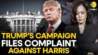 Trump files complaint against Harris for taking over Biden’s campaign funds | WION Originals