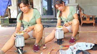 Mechanic girl -m:Disassemble the entire car washer for restoration and repair