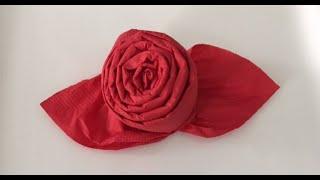 DIY: How to Fold a Napkin Into a Rose- Napkin Folding {MadeByFate} #171