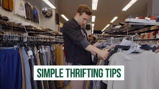 How to go Thrift Shopping Efficiently | Simple Thrifting Tips | One Dapper Street