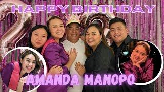 Surprise Ulang Tahun AMANDA MANOPO. Happy B'Day Manda! (6/12/22)