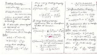 Properties of Z Transform II