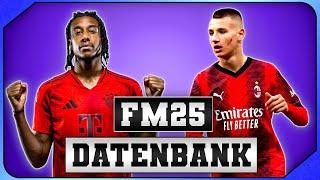 Jetzt kostenlos mit der FM25 Datenbank spielen !