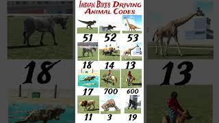 Indian Bikes Driving 3D Animals Cheat Codes #bike #gta #indianbikesdriving3d #animals #cars #fun 