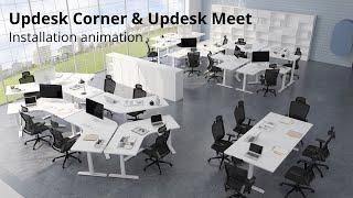 Assembly Instructions | Updesk Corner and Updesk Meet | Worktrainer