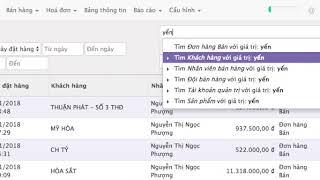 Hướng dẫn sử dụng chức năng tìm kiếm đơn hàng trên skyerp - Phần mềm quản lý doanh nghiệp ERP
