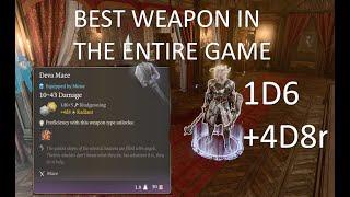 Best & MOST POWERFUL Weapon in Baldur's Gate 3 NO MODS Deva Mace WORKS in PATCH 4.0