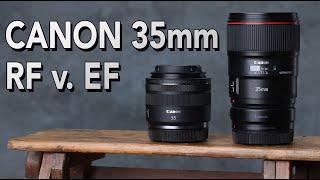 Review: The Canon EOS RF 35mm f1.8 Macro v. the Canon EF 35mm f1.4L II USM for R5 Mirrorless Camera