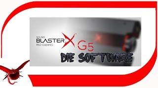 Creative SoundBlaserX G5 Die Software