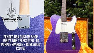 FENDER USA Custom Shop 1960's NOS Telecaster LTD "Purple Sparkle + Rosewood" (2018) Serial-R110586