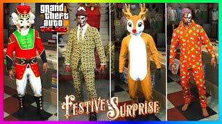 ALL NEW Christmas Clothing, OUTFITS, Hats, ACCESSORIES, Clothes GTA 5 DLC 2024 (GTA Online Update)