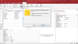 MS Access 2016 - Create Simple Database