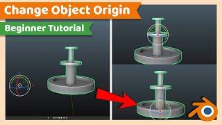 Recenter or Change Origin Point of Object | Blender Tutorial