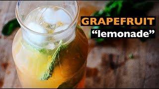 EASY Grapefruit Lemonade Recipe | BEST VEGAN HOW TO RECIPES